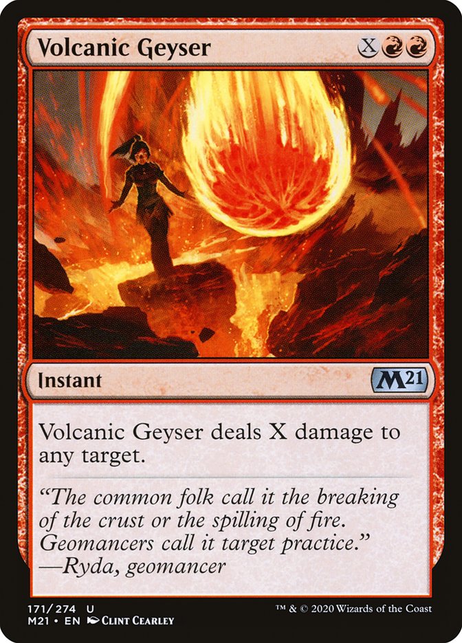 Volcanic Geyser [Core Set 2021] | Good Games Modbury