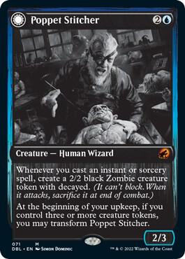 Poppet Stitcher 71/534 (Innistrad: Double Feature)  - Foil | Good Games Modbury