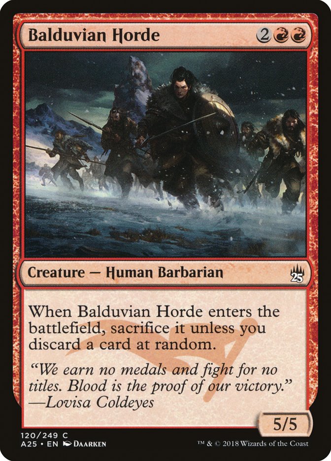 Balduvian Horde 120/249 (Masters 25)  | Good Games Modbury
