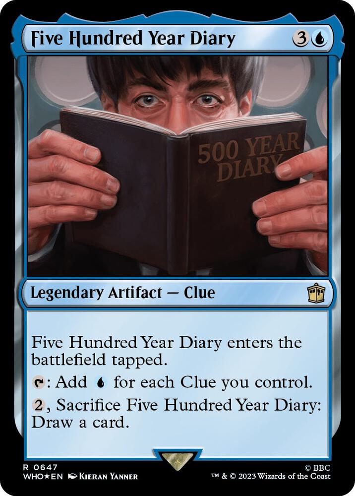 Five Hundred Year Diary 647/331 (Universes Beyond: Doctor Who)  - Surge Foil | Good Games Modbury