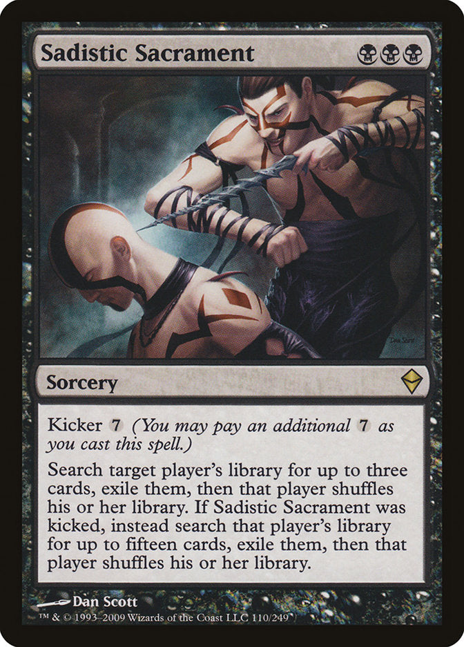 Sadistic Sacrament 110/249 (Zendikar)  | Good Games Modbury