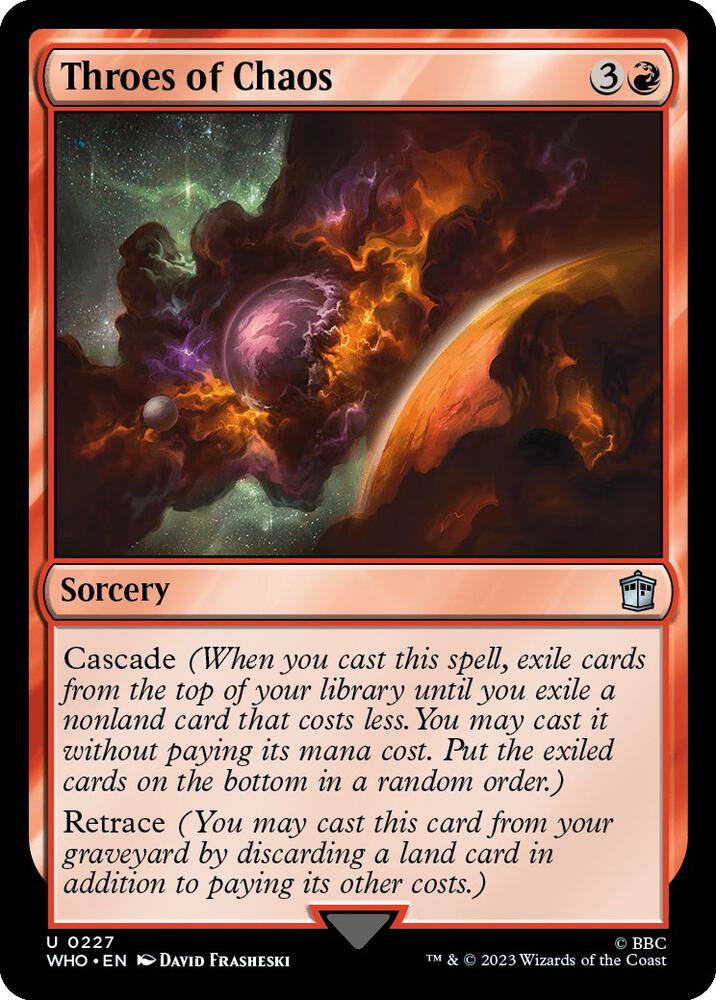 Throes of Chaos 227/331 (Universes Beyond: Doctor Who)  | Good Games Modbury