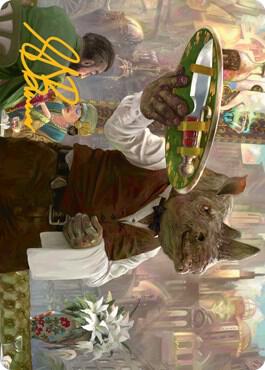 Killer Service Art Card Gold Stamped Signature 62 (Art Series: Streets of New Capenna)  | Good Games Modbury