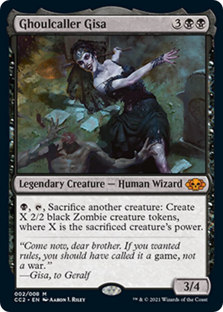 Ghoulcaller Gisa 2/8 (Commander Collection: Black)  | Good Games Modbury