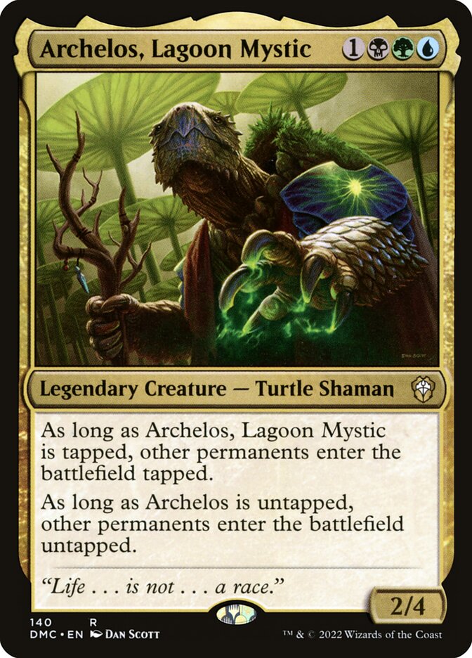 Archelos, Lagoon Mystic 140/50 (Commander: Dominaria United)  | Good Games Modbury