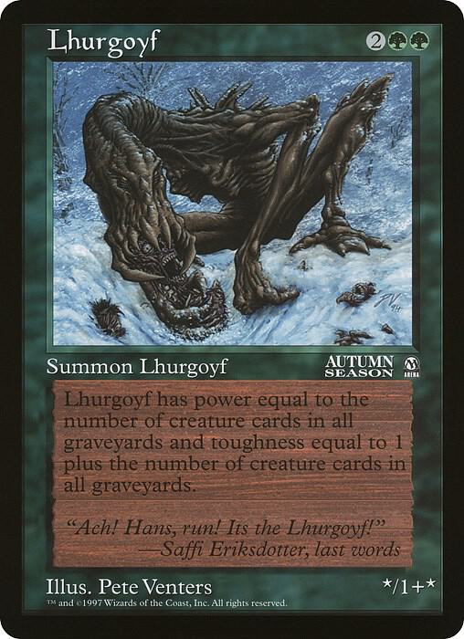 Lhurgoyf Arena League  (Oversize Cards)  | Good Games Modbury