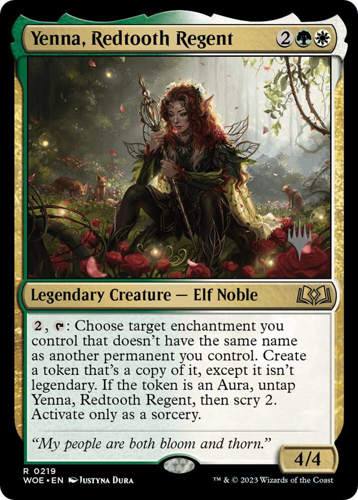 Yenna Redtooth Regent 219p/200 (Promo Pack: Wilds of Eldraine)  | Good Games Modbury