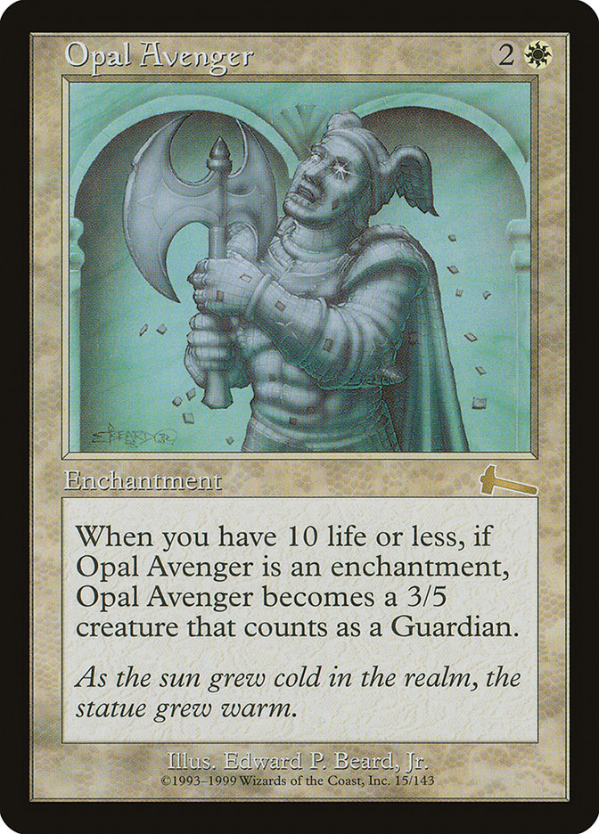 Opal Avenger 15/143 (Urza's Legacy)  - Foil | Good Games Modbury