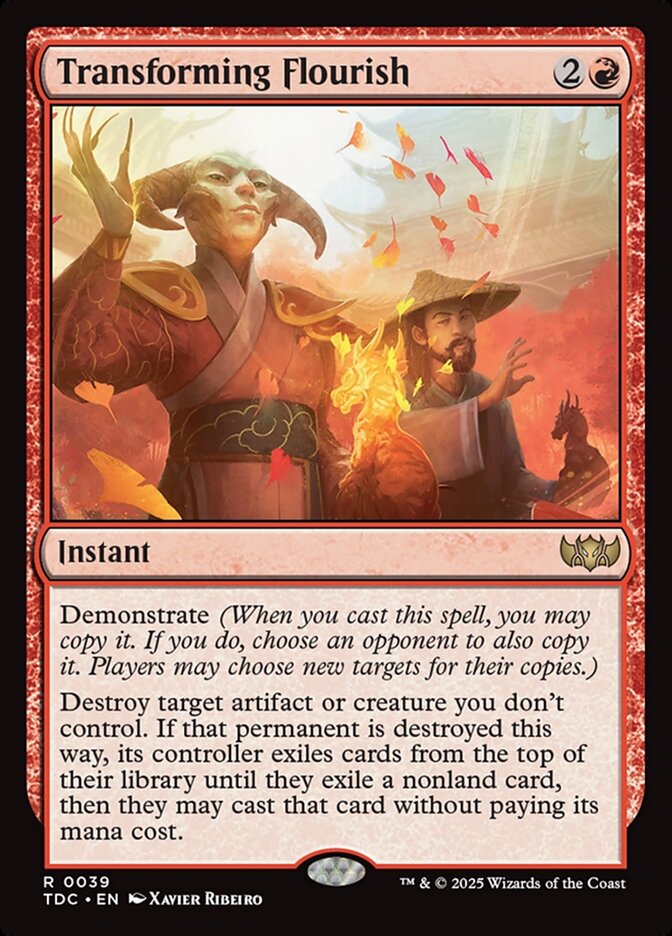 Transforming Flourish 39 (Commander: Tarkir: Dragonstorm)  | Good Games Modbury