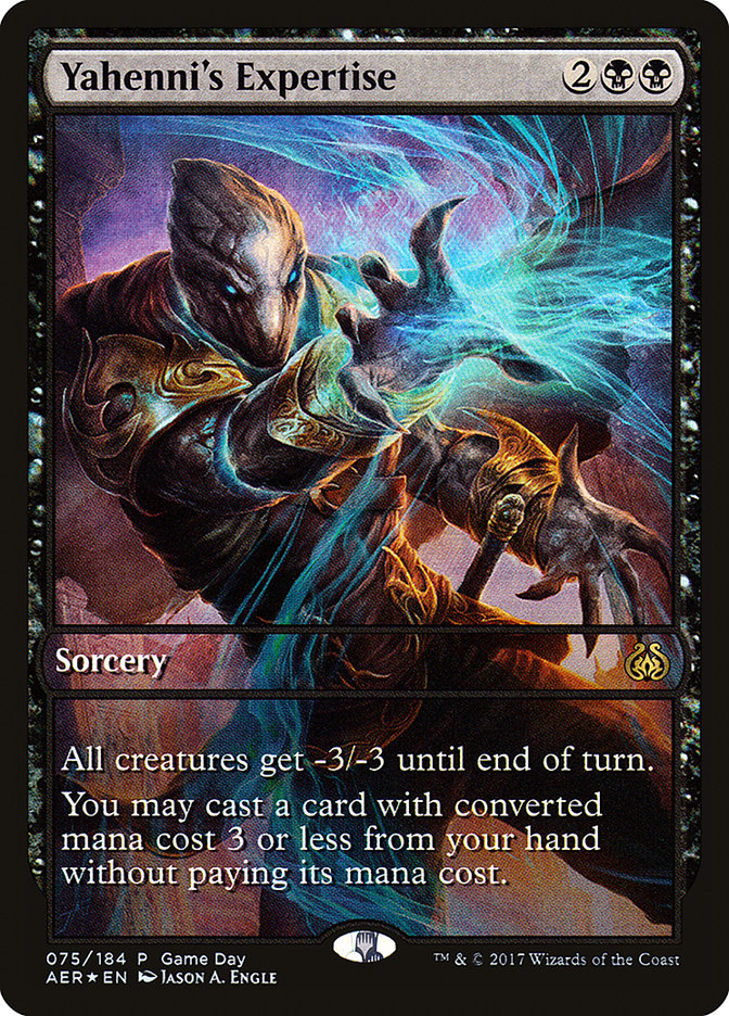 Yahenni's Expertise (Game Day) [Aether Revolt Promos] | Good Games Modbury