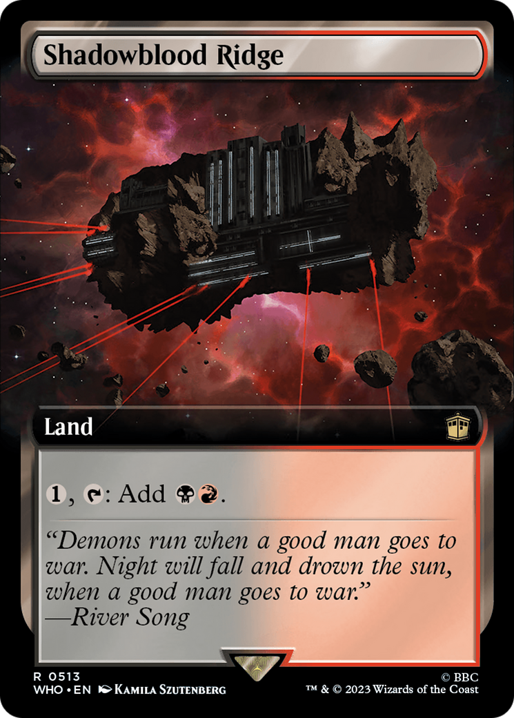 Shadowblood Ridge (Extended Art) [Doctor Who] | Good Games Modbury