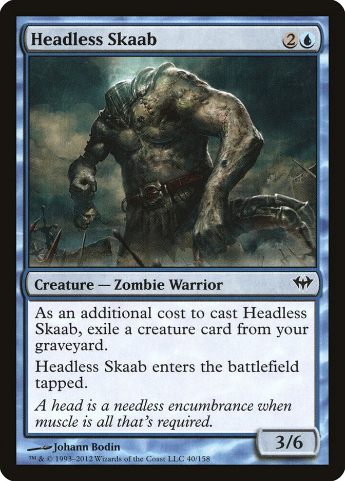 Headless Skaab 40/158 (Dark Ascension)  - Foil | Good Games Modbury