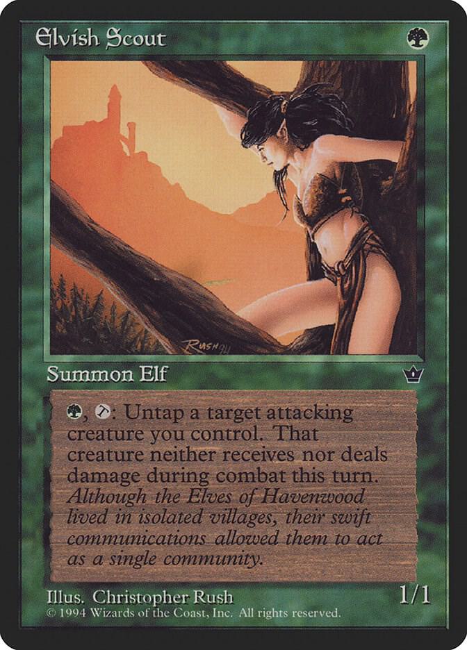 Elvish Scout 68c/187 (Fallen Empires)  | Good Games Modbury