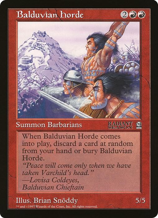 Balduvian Horde Arena League  (Oversize Cards)  | Good Games Modbury