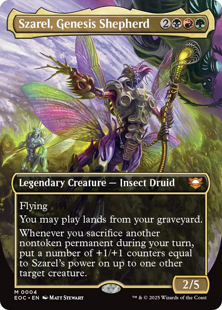Szarel, Genesis Shepherd (Borderless) [Edge of Eternities Commander] | Good Games Modbury