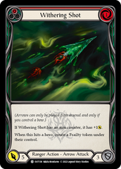 Withering Shot (Red) [OUT136] (Outsiders)  Rainbow Foil | Good Games Modbury