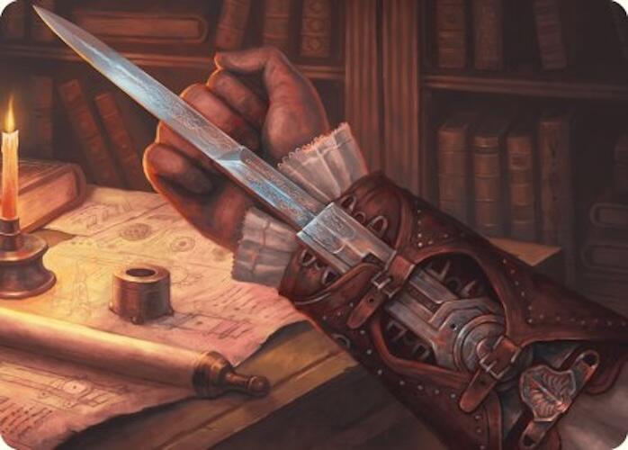 Hidden Blade Art Card 9 (Art Series: Universes Beyond: Assassin's Creed)  | Good Games Modbury