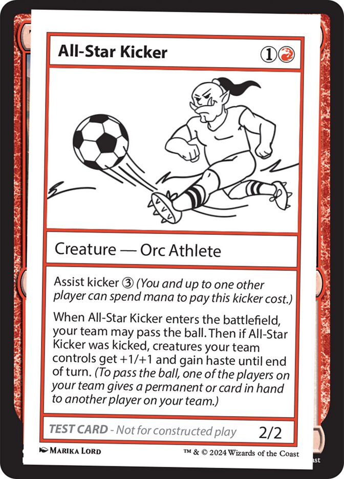 All-Star Kicker 557/390 (Mystery Booster 2 Playtest Cards)  | Good Games Modbury
