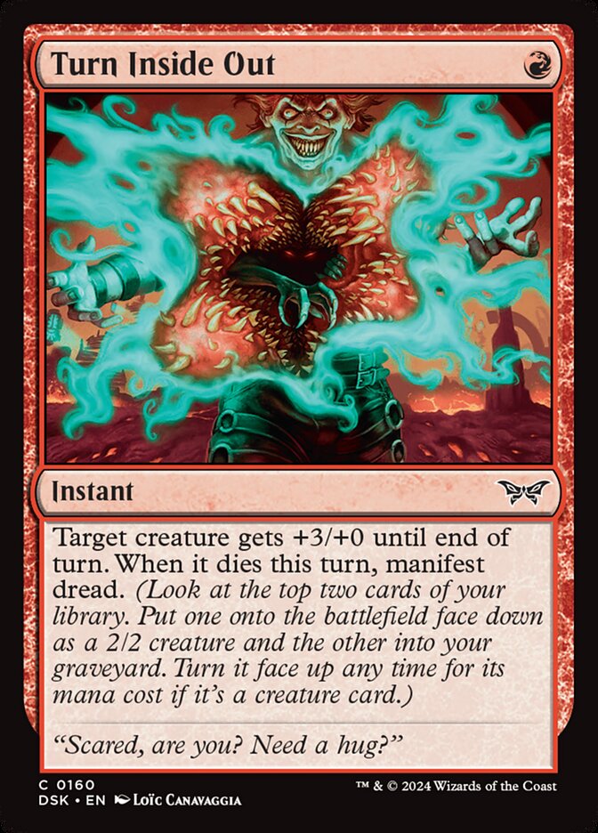 Turn Inside Out 160/286 (Duskmourn: House of Horror)  - Foil | Good Games Modbury