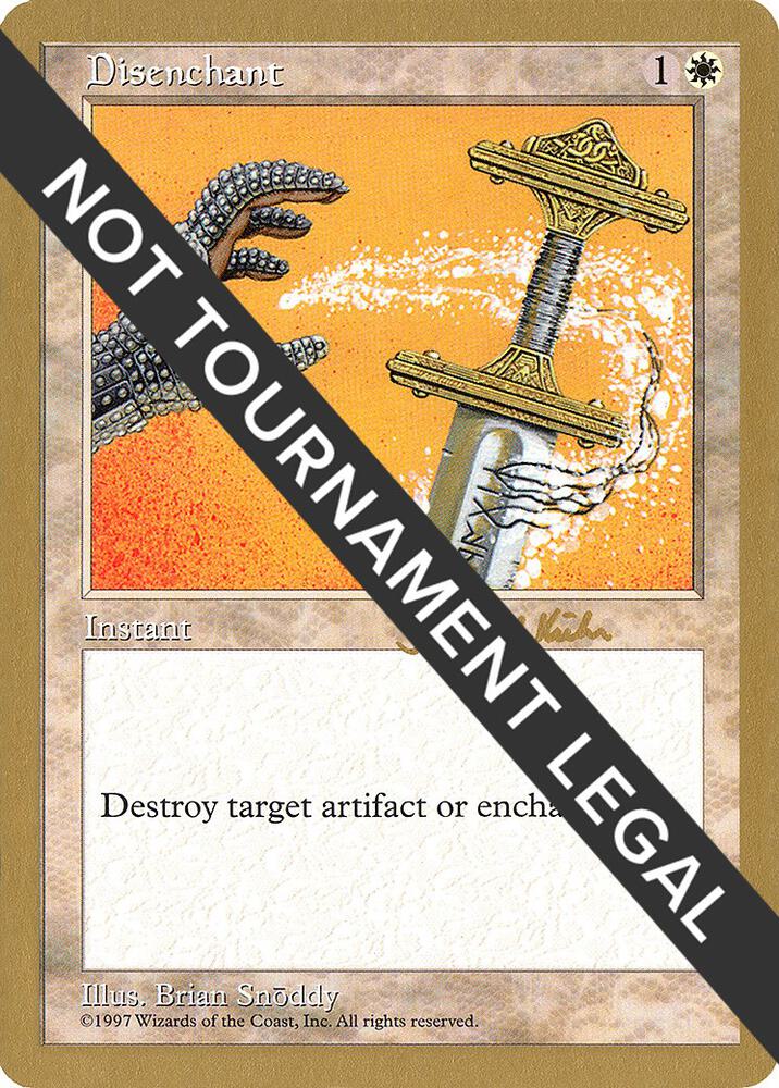 Disenchant 1997 Janosch Kuhn 5ED jk26/131 (World Championship Decks)  | Good Games Modbury