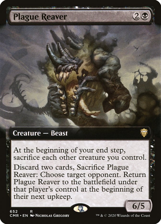 Plague Reaver (Extended Art) [Commander Legends] | Good Games Modbury