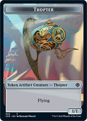 Cat Bird // Thopter Double-Sided Token [Starter Commander Decks] | Good Games Modbury