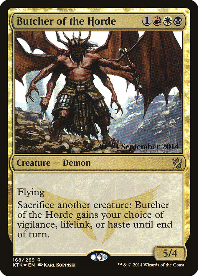 Butcher of the Horde [Khans of Tarkir Prerelease Promos] | Good Games Modbury