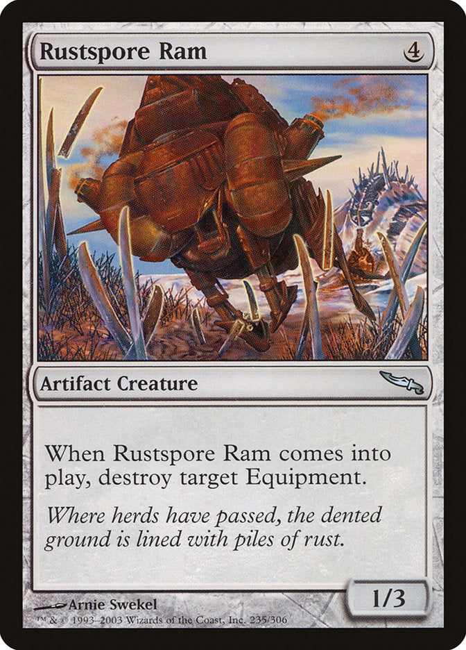 Rustspore Ram 235/306 (Mirrodin)  - Foil | Good Games Modbury