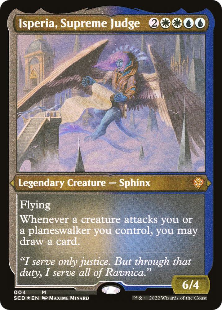 Isperia, Supreme Judge 4 (Starter Commander Decks)  - Etched Foil | Good Games Modbury