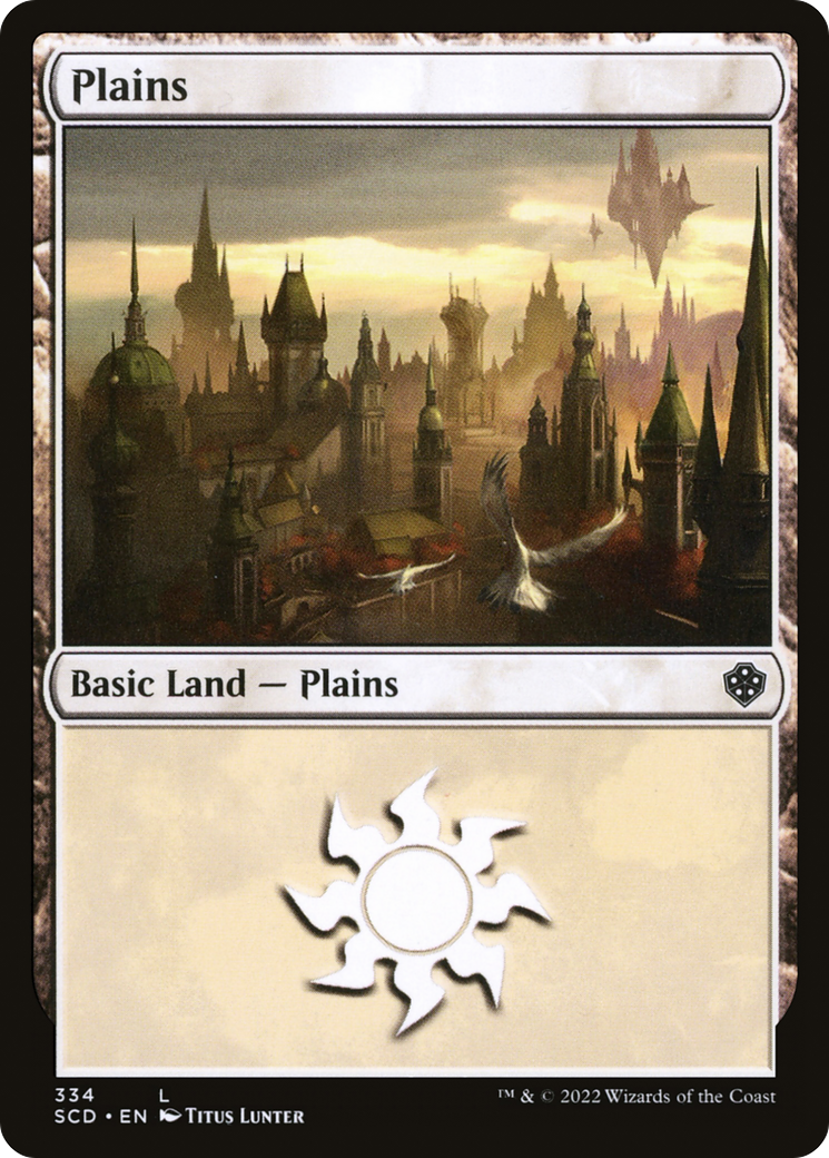 Plains (334) [Starter Commander Decks] | Good Games Modbury