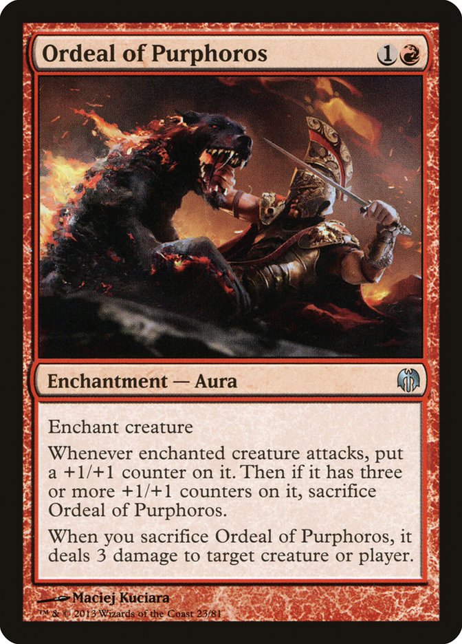 Ordeal of Purphoros [Duel Decks: Heroes vs. Monsters] | Good Games Modbury