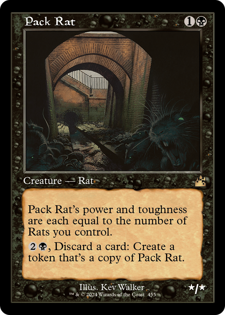 Pack Rat (Retro Frame) [Ravnica Remastered] | Good Games Modbury