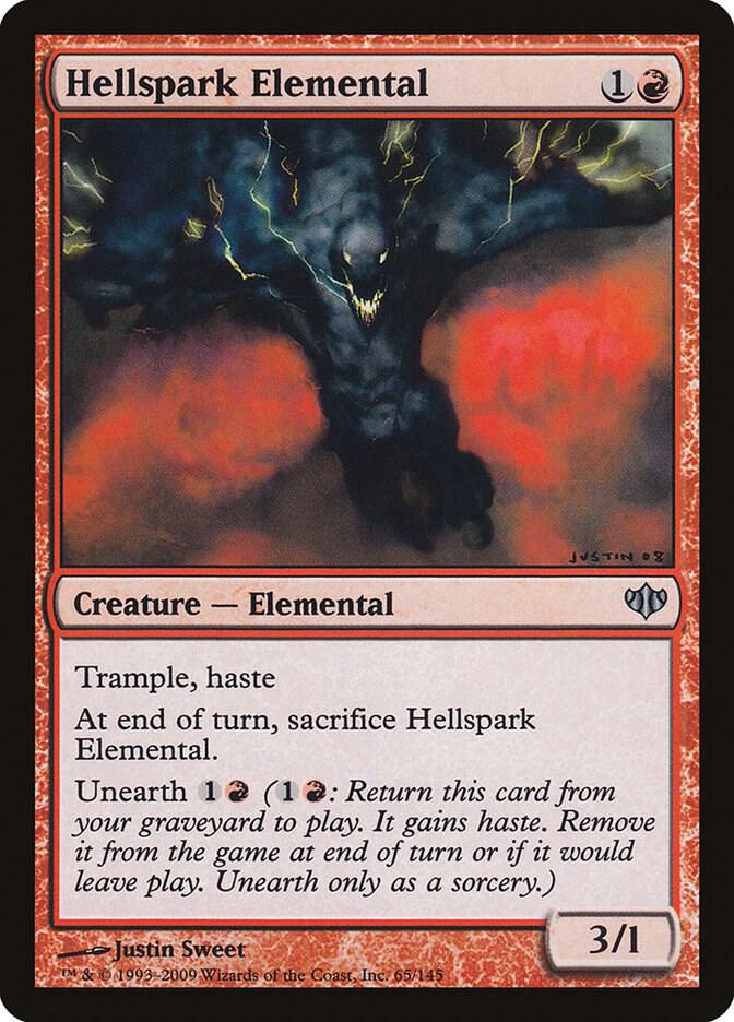 Hellspark Elemental 65/145 (Conflux)  - Foil | Good Games Modbury