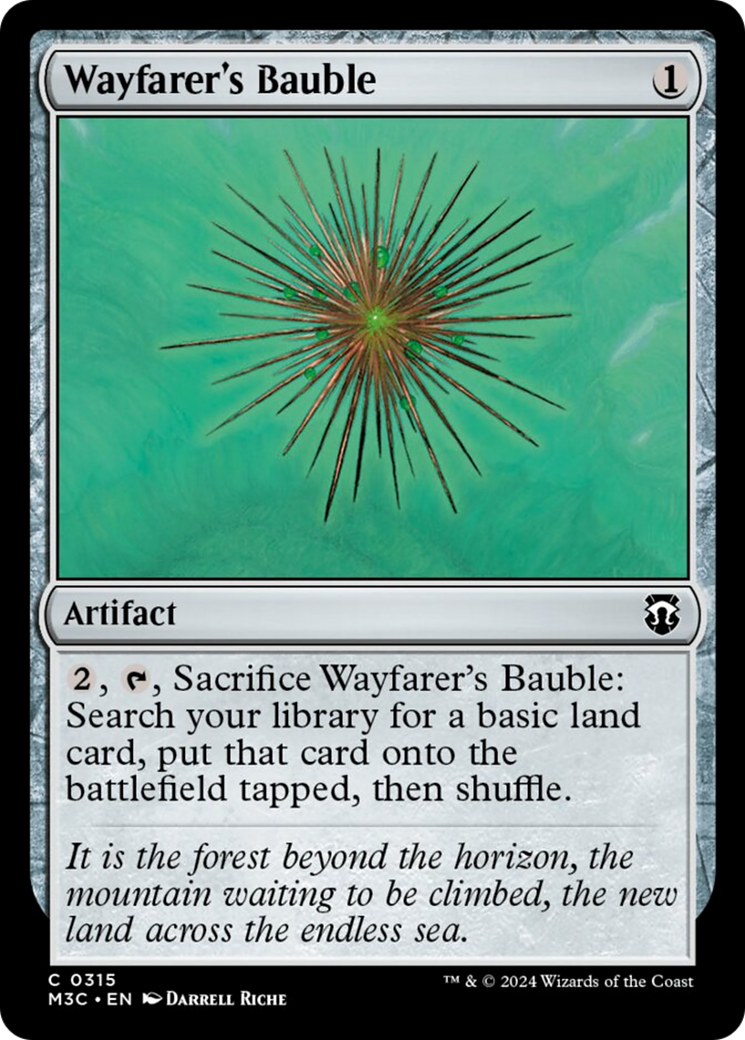 Wayfarer's Bauble (Ripple Foil) [Modern Horizons 3 Commander] | Good Games Modbury