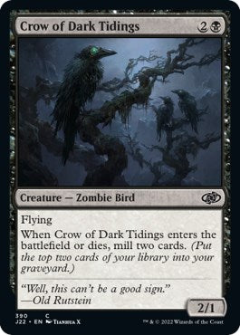 Crow of Dark Tidings [Jumpstart 2022] | Good Games Modbury