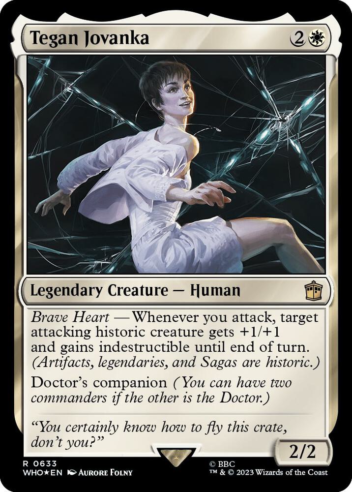 Tegan Jovanka 633/331 (Universes Beyond: Doctor Who)  - Surge Foil | Good Games Modbury