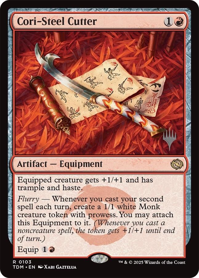 Cori-Steel Cutter 103 (Promo Pack: Tarkir: Dragonstorm)  - Foil | Good Games Modbury
