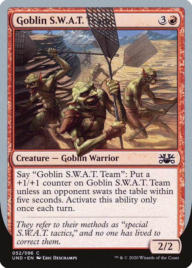 Goblin S.W.A.T. Team 52/96 (Unsanctioned)  | Good Games Modbury