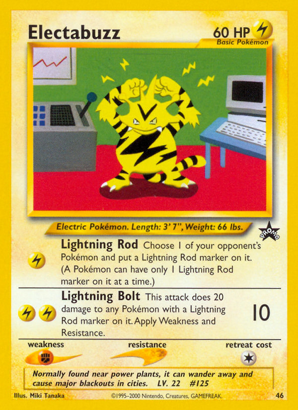 Electabuzz (46) [Wizards of the Coast: Black Star Promos] | Good Games Modbury