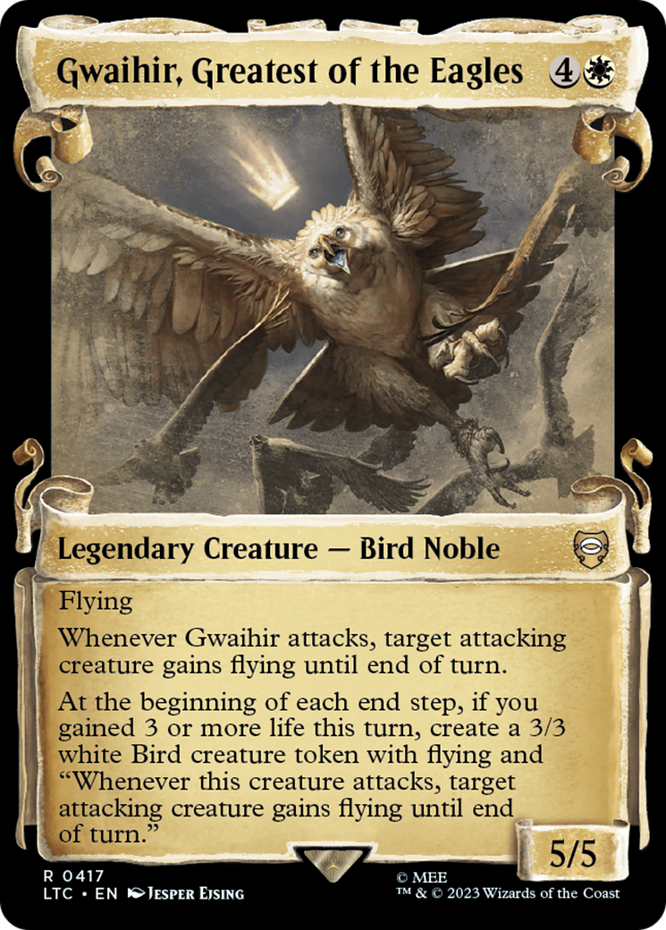 Gwaihir, Greatest of the Eagles [The Lord of the Rings: Tales of Middle-Earth Commander Showcase Scrolls] | Good Games Modbury