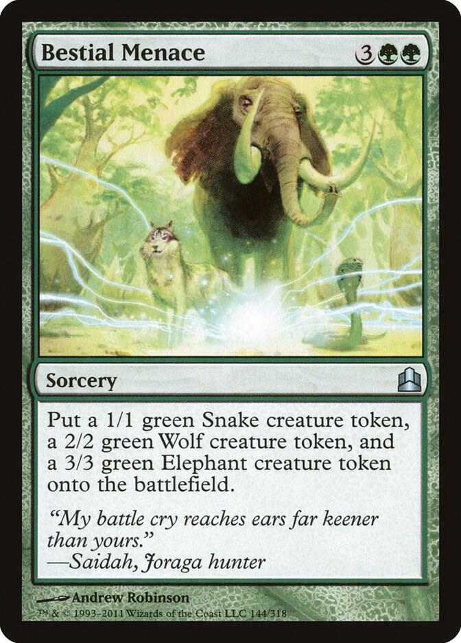 Bestial Menace 144/318 (Commander)  | Good Games Modbury