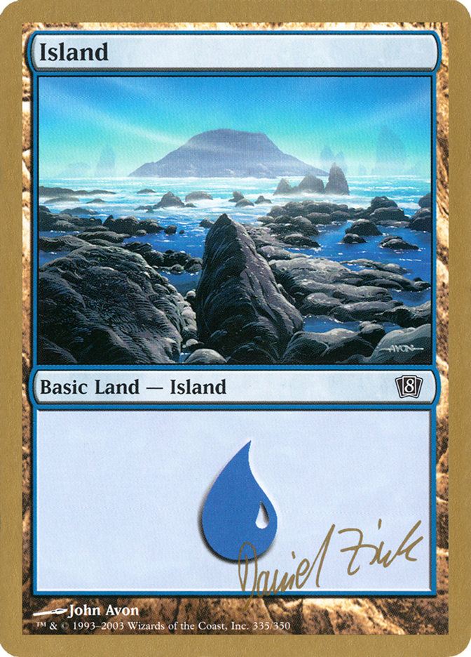 Island (dz335) (Daniel Zink) [World Championship Decks 2003] | Good Games Modbury