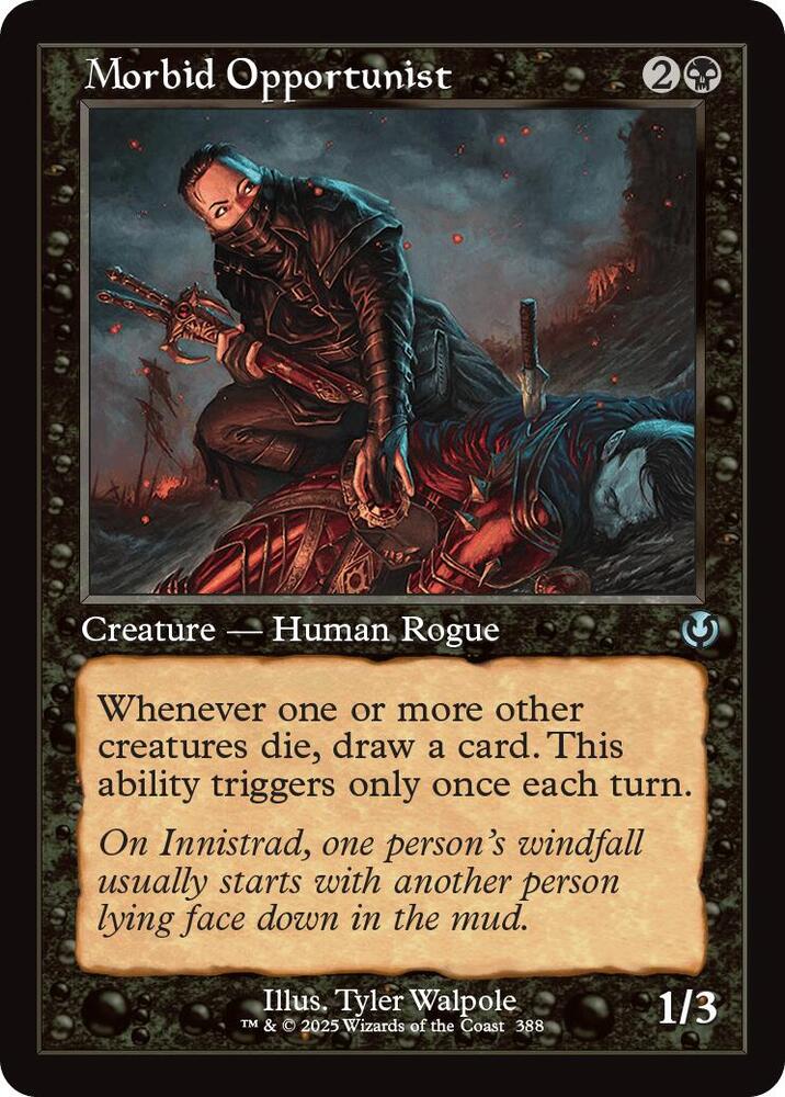 Morbid Opportunist 388 (Innistrad Remastered)  - Retro Foil | Good Games Modbury