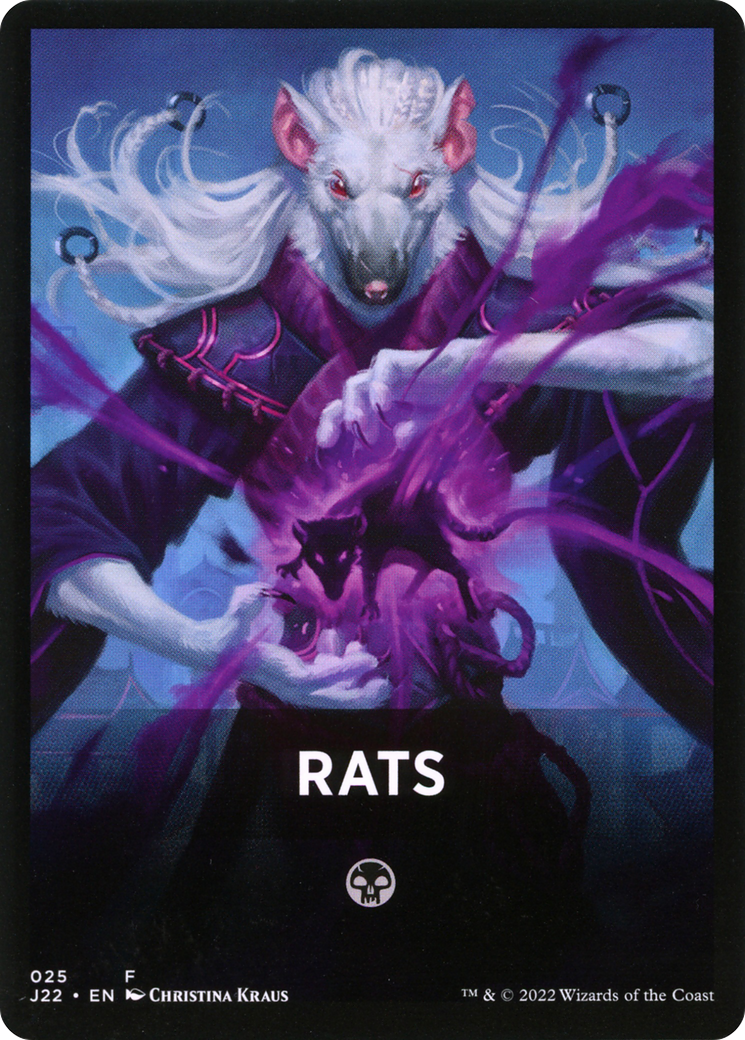 Rats Theme Card [Jumpstart 2022 Front Cards] | Good Games Modbury