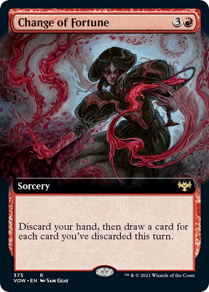 Change of Fortune Extended Art 375/277 (Innistrad: Crimson Vow)  - Foil | Good Games Modbury