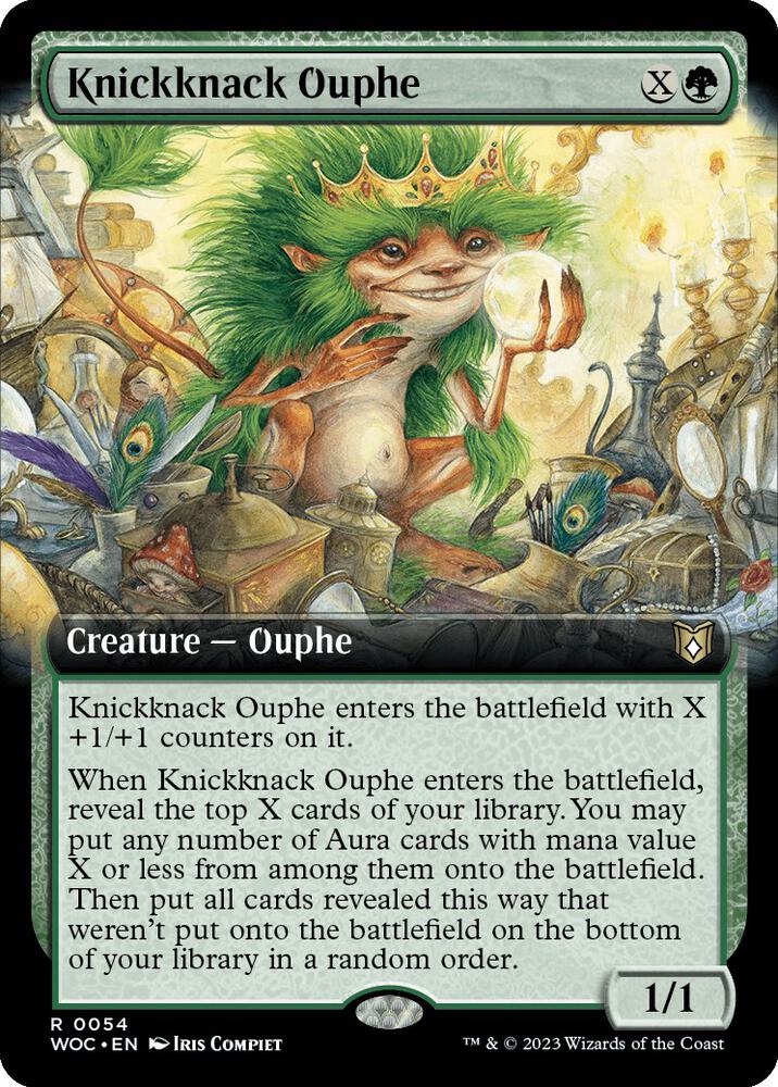 Knickknack Ouphe 54/173 (Commander: Wilds of Eldraine)  - Extended Art | Good Games Modbury