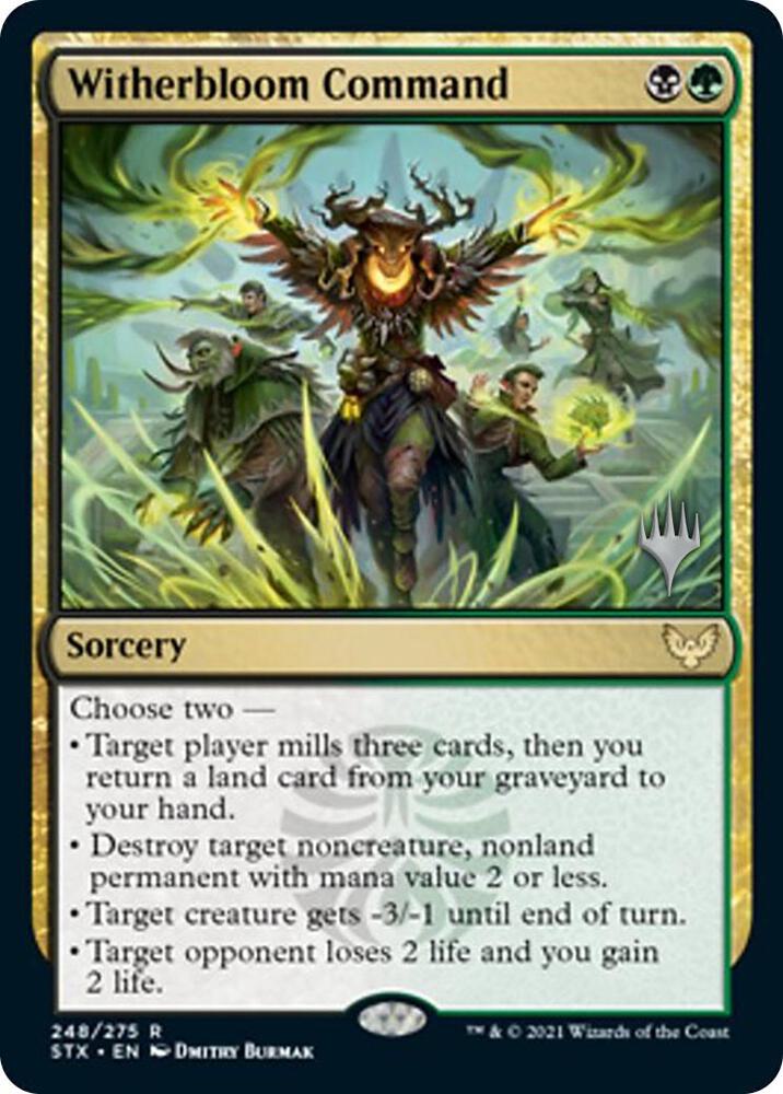 Witherbloom Command 248 (Promo Pack: Strixhaven)  - Foil | Good Games Modbury