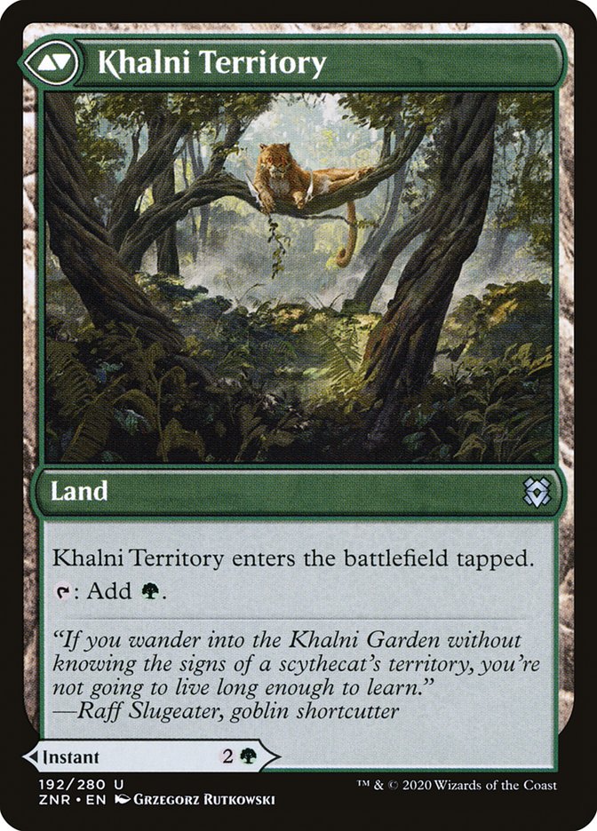 Khalni Ambush // Khalni Territory [Zendikar Rising] | Good Games Modbury