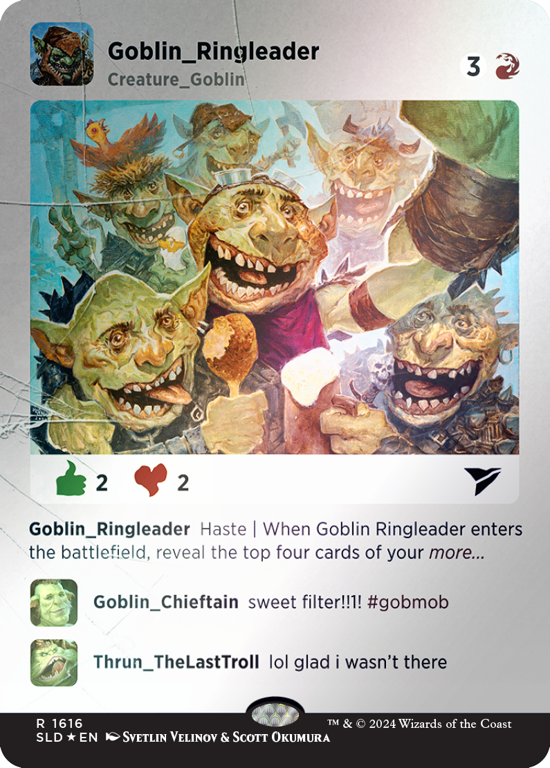 Goblin Ringleader (Rainbow Foil) [Secret Lair Drop Series] | Good Games Modbury