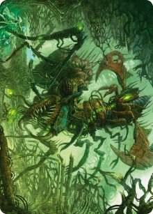 Skyscythe Engulfer Art Card 42 (Art Series: Phyrexia: All Will Be One)  | Good Games Modbury
